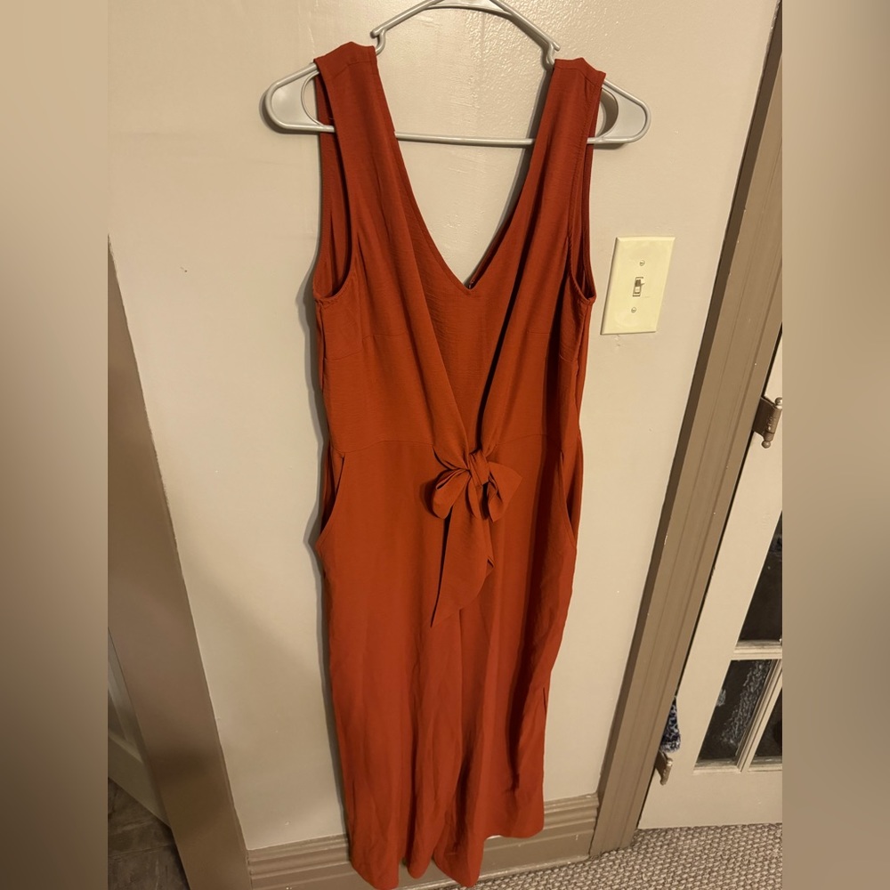 Burnt Orange Jump Suit